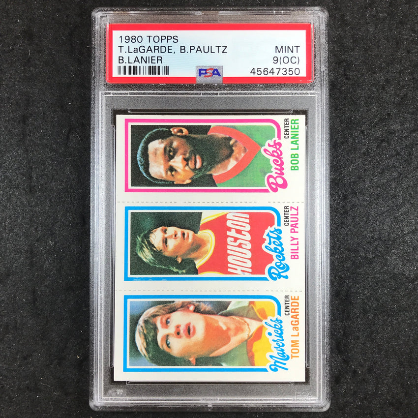 1980 Topps LAGARDE PAULTZ LANIER PSA 9 (OC) (350)