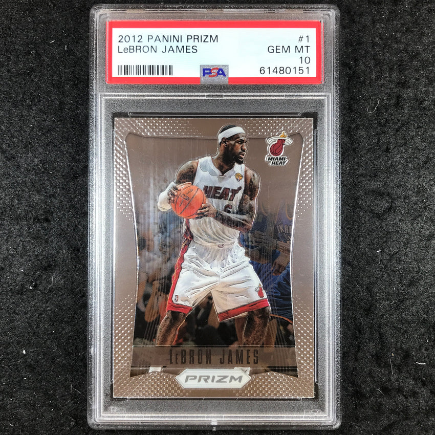 2012 Prizm LEBRON JAMES Base #1 PSA 10 (151)