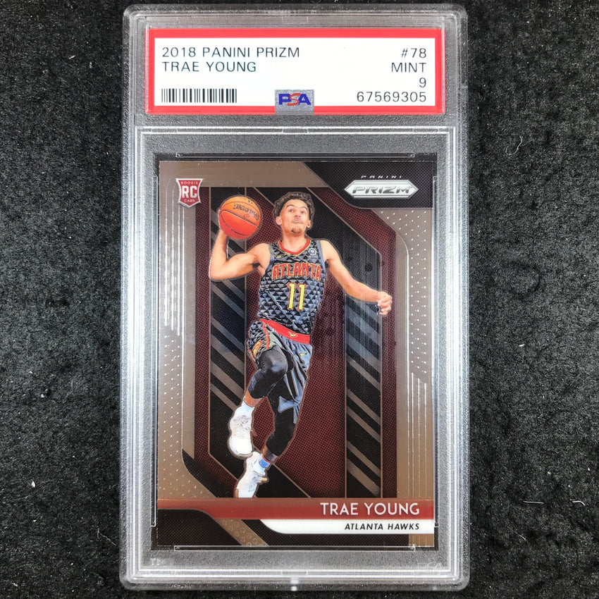 2018 Prizm Trae Young Rookie Base #78 PSA 9 (3050