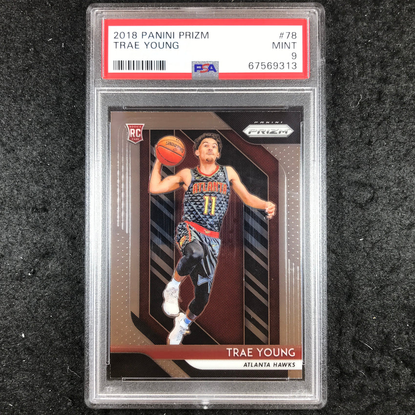 2018 Prizm TRAE YOUNG Rookie Base #78 PSA 9 (313)