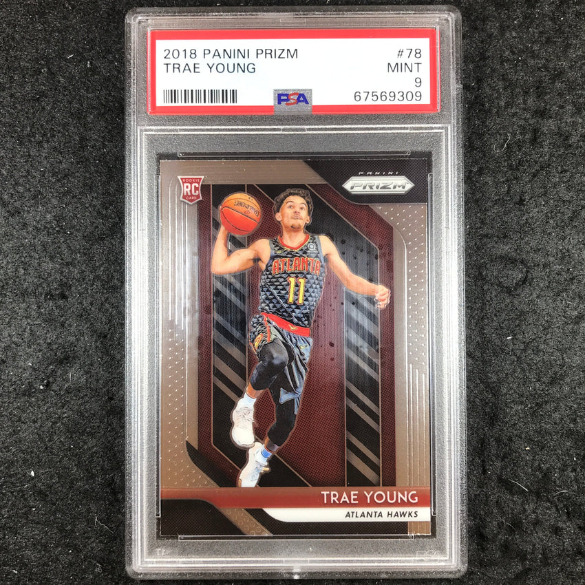 2018 Prizm TRAE YOUNG Rookie Base #78 PSA 9 (309)