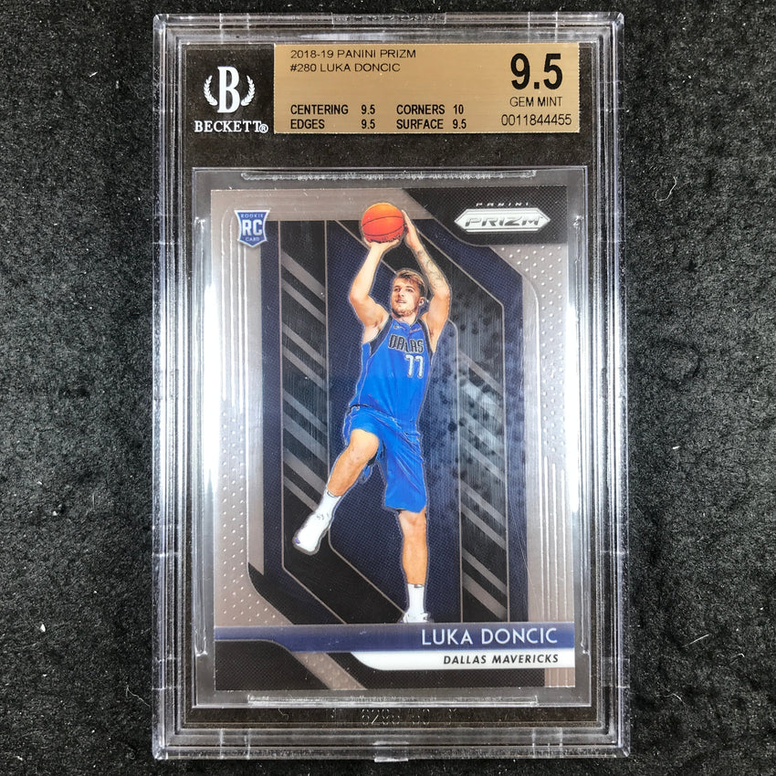 2018 Prizm LUKA DONCIC Rookie Base #280 BGS 9.5 (455)