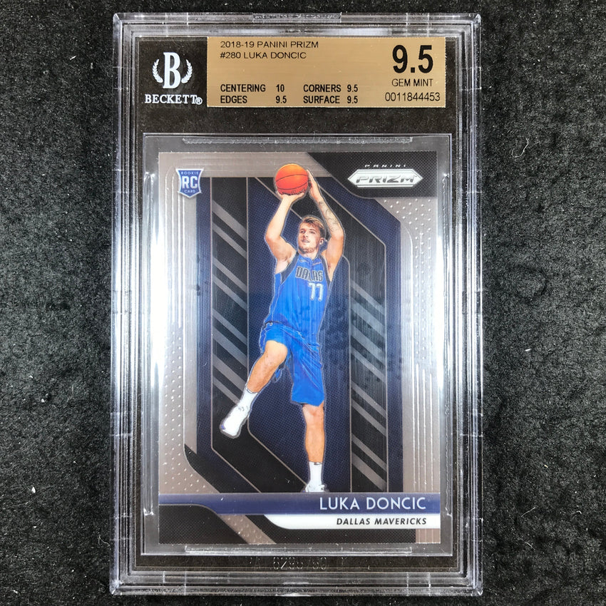 2018 Prizm LUKA DONCIC Rookie Base #280 BGS 9.5 (453)
