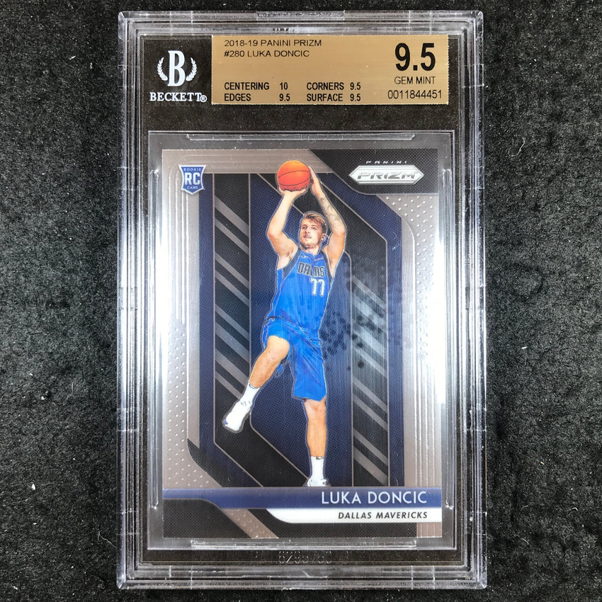 2018 Prizm LUKA DONCIC Rookie Base #280 BGS 9.5 (451)