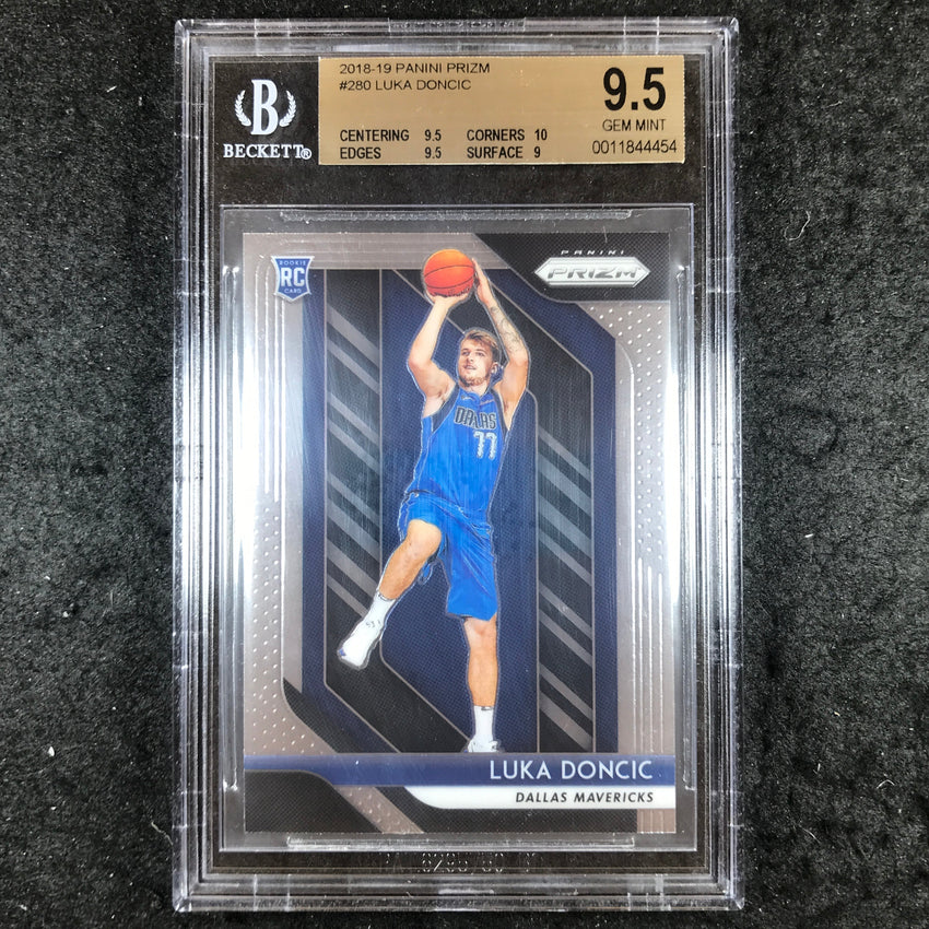 2018 Prizm LUKA DONCIC Rookie Base #280 BGS 9.5 (454)