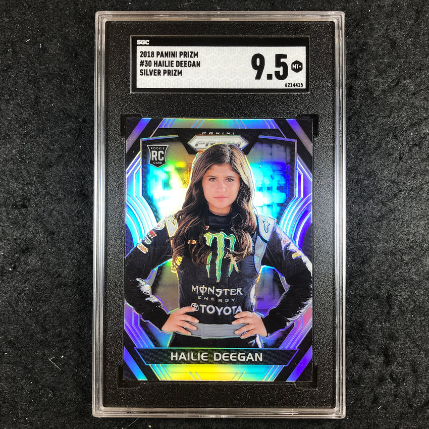 2018 Panini Prizm HAILIE DEEGAN Rookie Silver #30 SGC 9.5 (415)