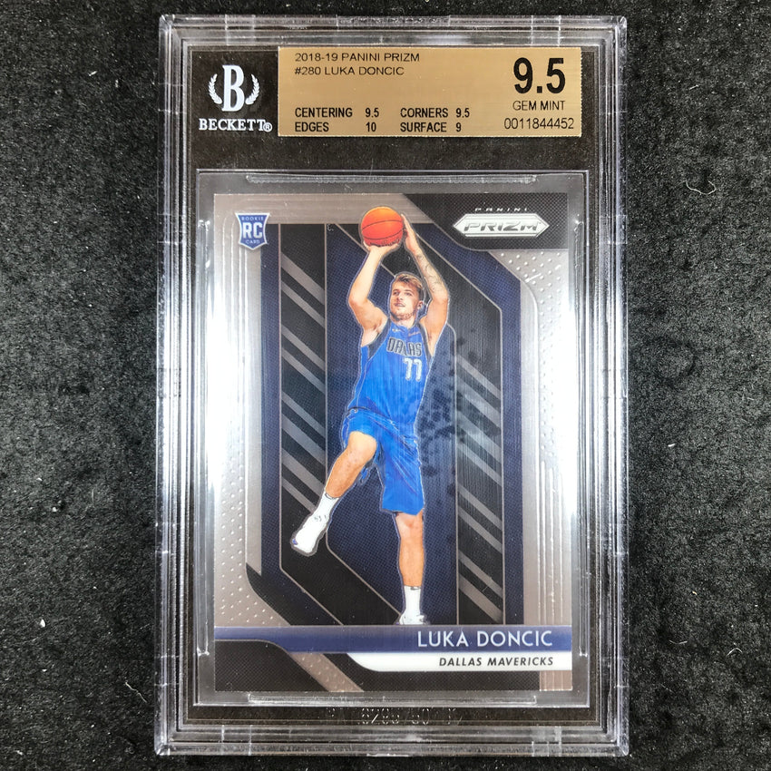 2018 Prizm LUKA DONCIC Rookie Base #280 BGS 9.5 (452)