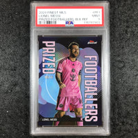 2024 Topps Finest MLS LIONEL MESSI Prized Footballers Black 8/10 PSA 9 (903)