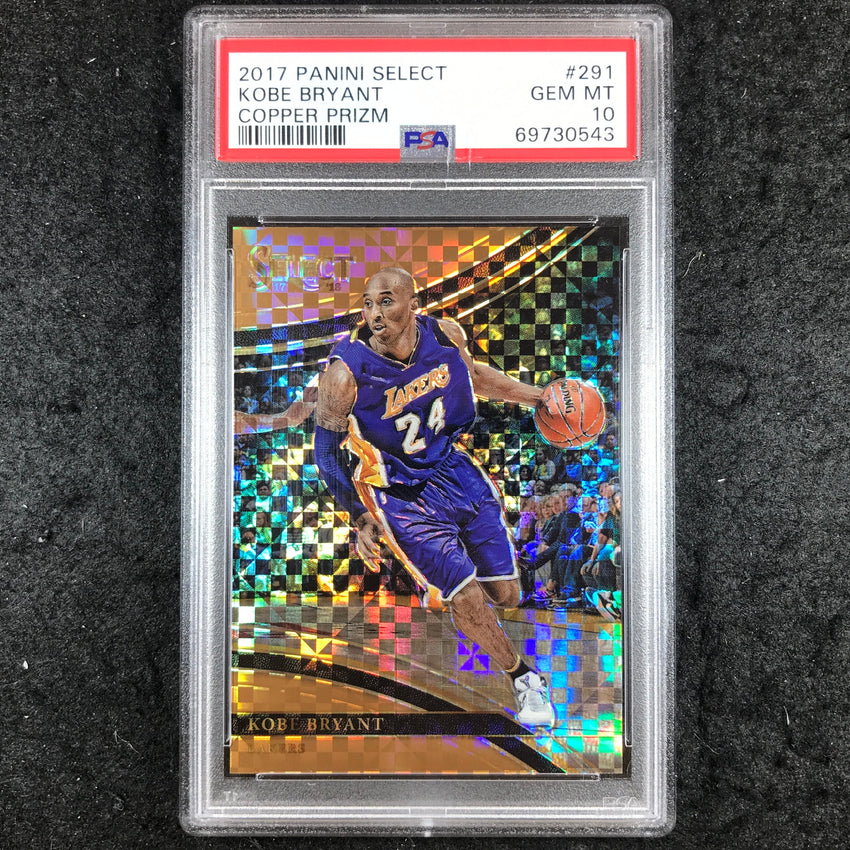 2017 Panini Select KOBE BRYANT Copper Prizm 31/49 #291 PSA 10 (543)