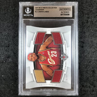 2007 Ultimate Collection LEBRON JAMES Leadership #LJ BGS Authentic Altered (596)