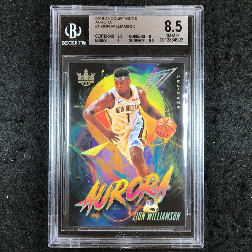 2019 Court Kings ZION WILLIAMSON Aurora #1 BGS 8.5 (903)
