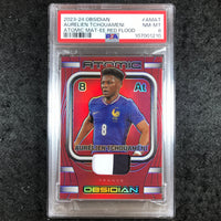 2023 Obsidian AURELIEN TCHOUAMENI Atomic Materials Red Flood 3/10 PSA 8 (210)
