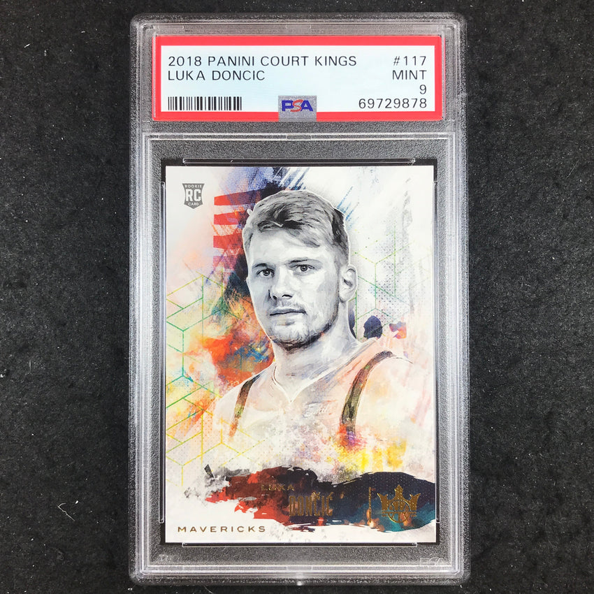 2018 Panini Court Kings LUKA DONCIC Rookies I #117 PSA 9 (878)