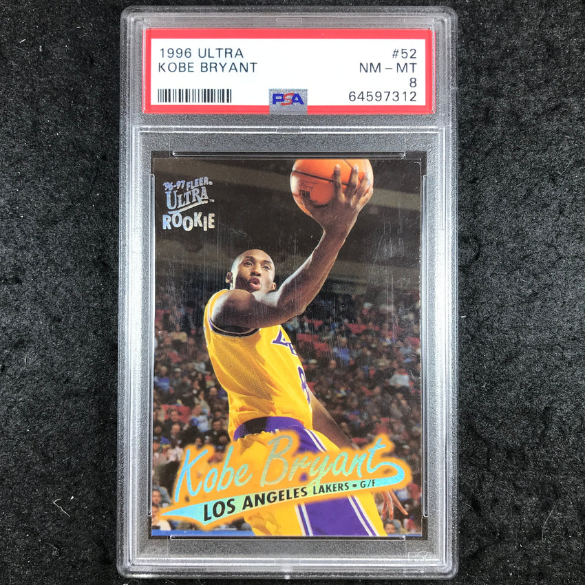 1996 Ultra KOBE BRYANT Rookie Base #52 PSA 8 (312)