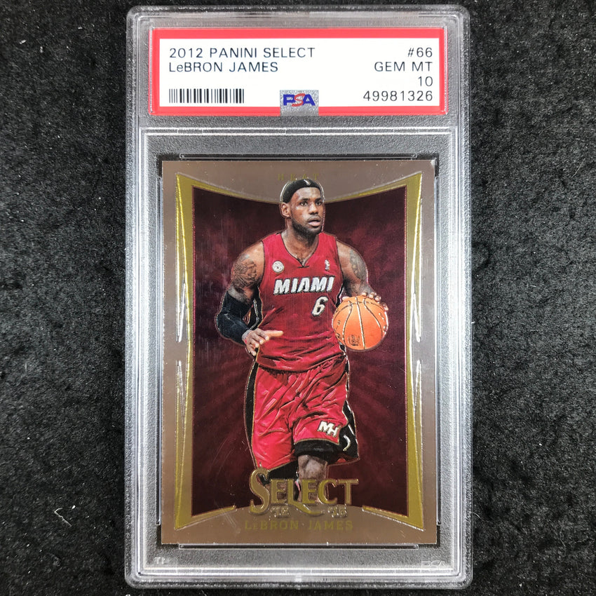 2012 Panini Select LEBRON JAMES #66 PSA 10 (326)