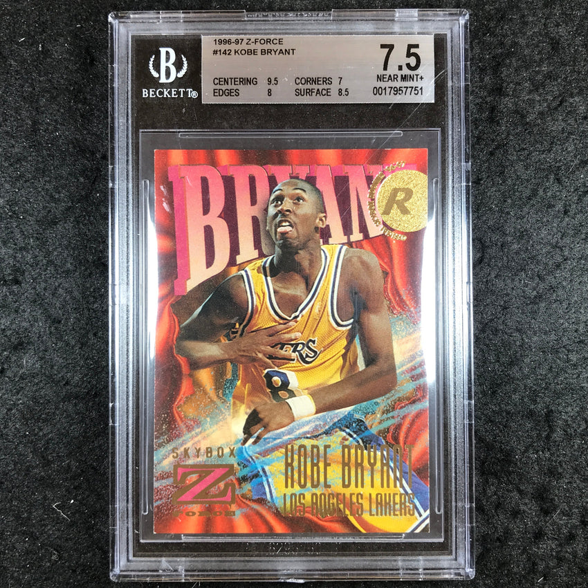 1996 Z-Force KOBE BRYANT Rookie #142 BGS 7.5 (751)