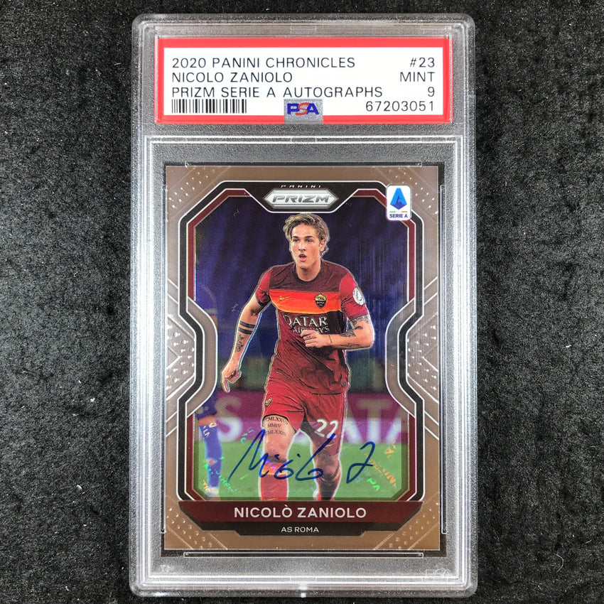 2020 Chronicles Prizm NICOLO ZANIOLO Serie A Prizm Auto 271/500 #23 PSA 9 (051)