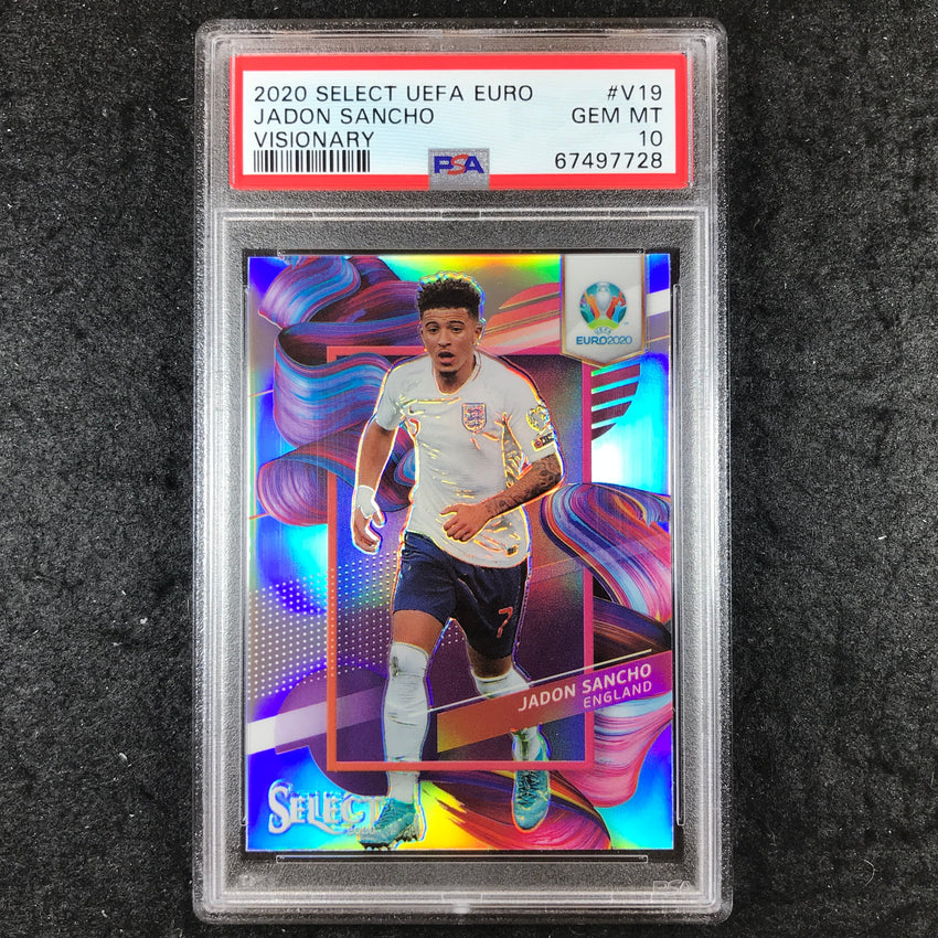 2020 Panini Select UEFA Euro JADON SANCHO Visionary #V19 PSA 10 (728)