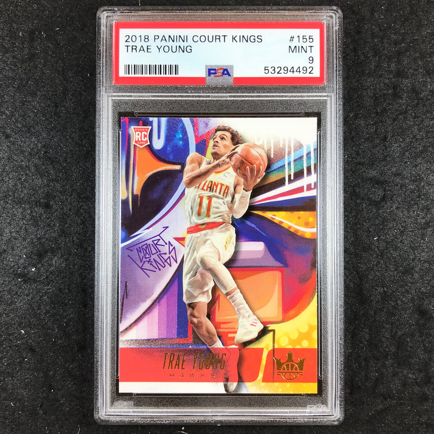 2018 Panini Court Kings TRAE YOUNG Rookies II #155 PSA 9 (492)