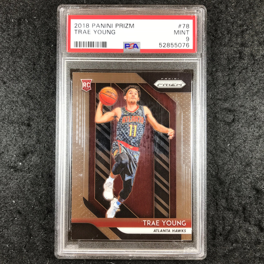 2018 Prizm TRAE YOUNG Rookie Base #78 PSA 9 (076)