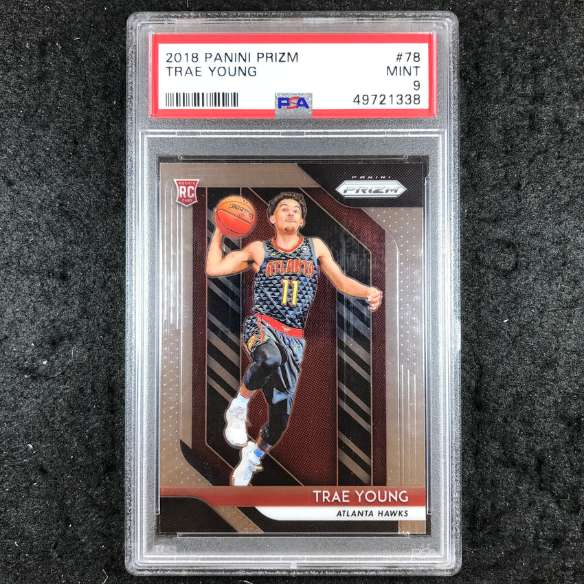 2018 Prizm TRAE YOUNG Rookie Base #78 PSA 9 (338)