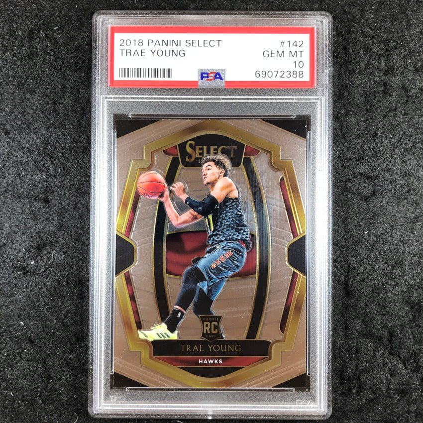 2018 Select TRAE YOUNG Premier Level Rookie #142 PSA 10 (388)