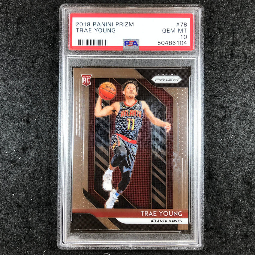 2018 Prizm TRAE YOUNG Rookie Base #78 PSA 10 (104)