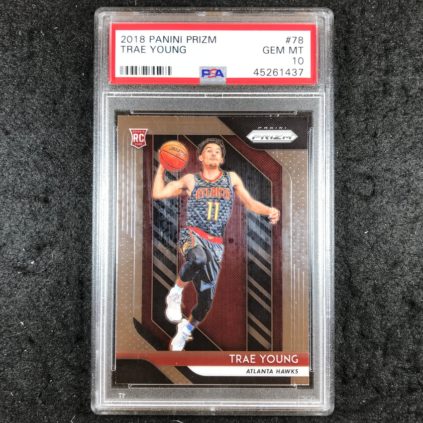 2018 Prizm TRAE YOUNG Rookie Base #78 PSA 10 (437)