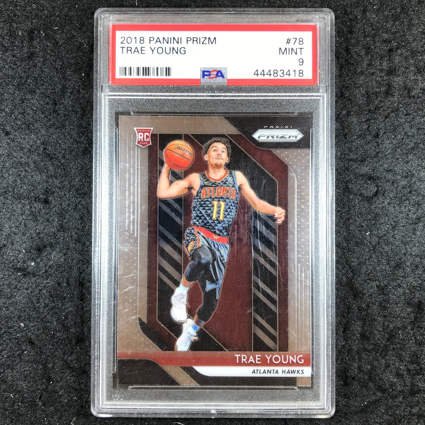 2018 Prizm TRAE YOUNG Rookie Base #78 PSA 9 (418)