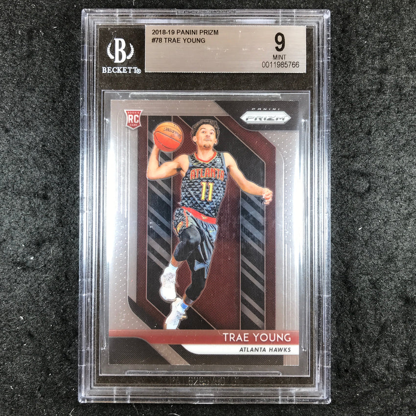 2018 Prizm TRAE YOUNG Rookie Base #78 BGS 9 (766)