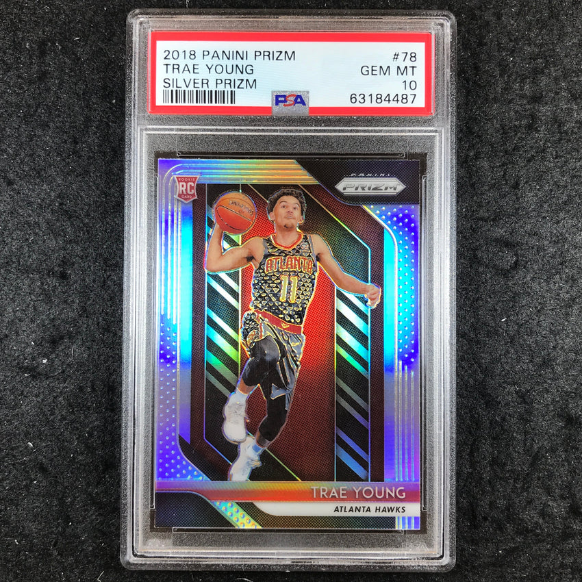 2018 Prizm TRAE YOUNG Rookie Silver #78 PSA 10 (487)