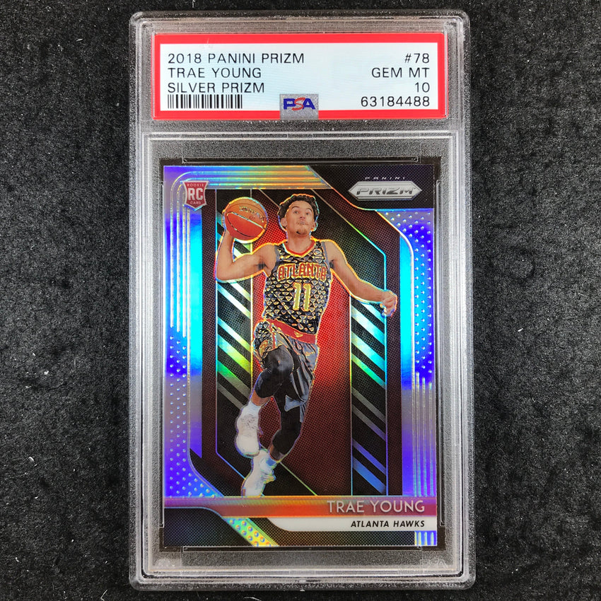 2018 Prizm TRAE YOUNG Rookie Silver #78 PSA 10 (488)