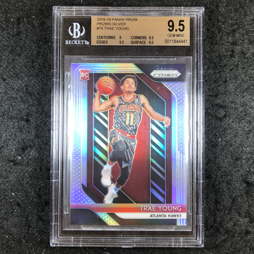 2018 Prizm TRAE YOUNG Rookie Silver #78 BGS 9.5 (441)