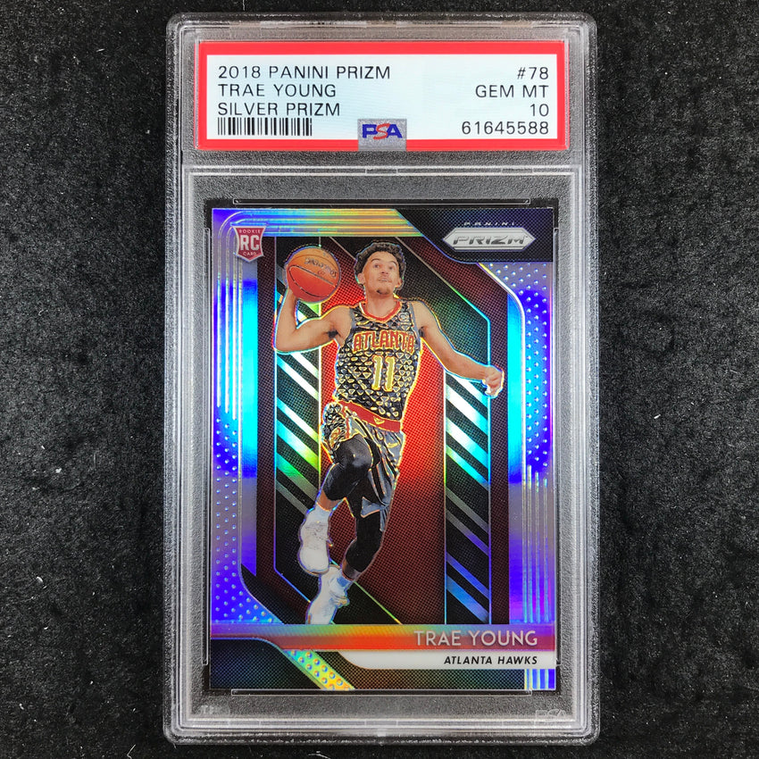 2018 Prizm TRAE YOUNG Rookie Silver #78 PSA 10 (588)