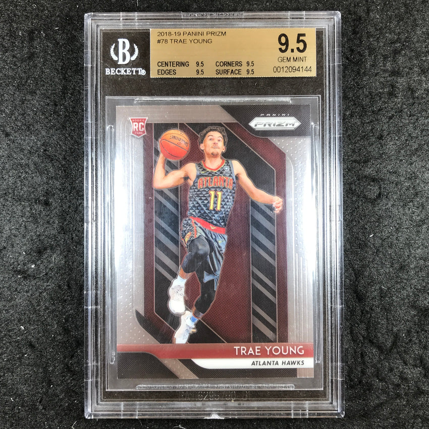 2018 Prizm TRAE YOUNG Rookie Base #78 BGS 9.5 (144)