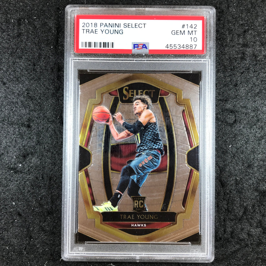 2018 Select TRAE YOUNG Rookie Premier Level #142 PSA 10 (887)