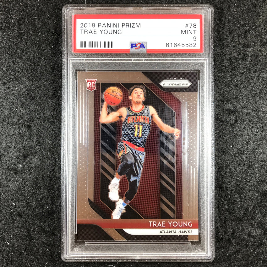 2018 Prizm TRAE YOUNG Rookie Base #78 PSA 9 (582)