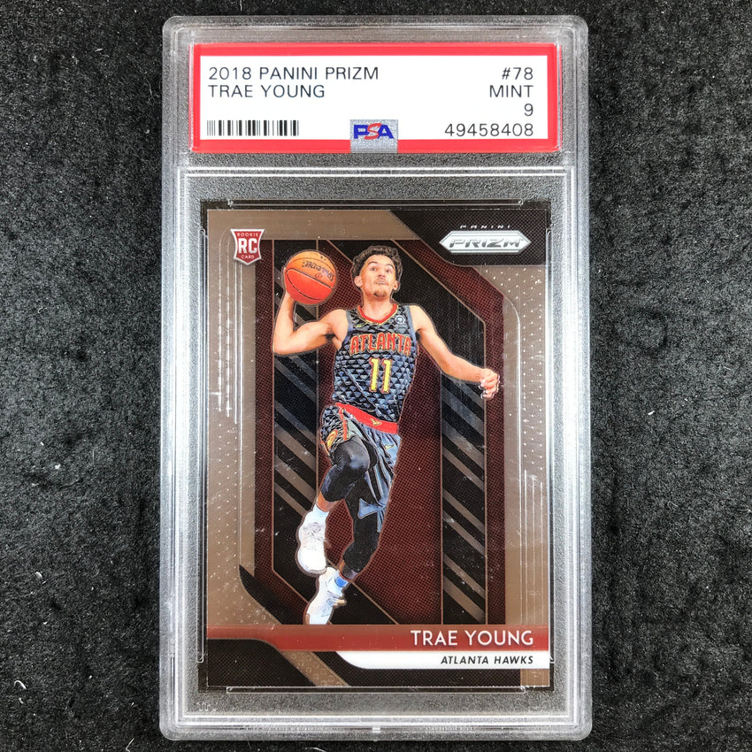 2018 Prizm TRAE YOUNG Rookie Base #78 PSA 9 (408)