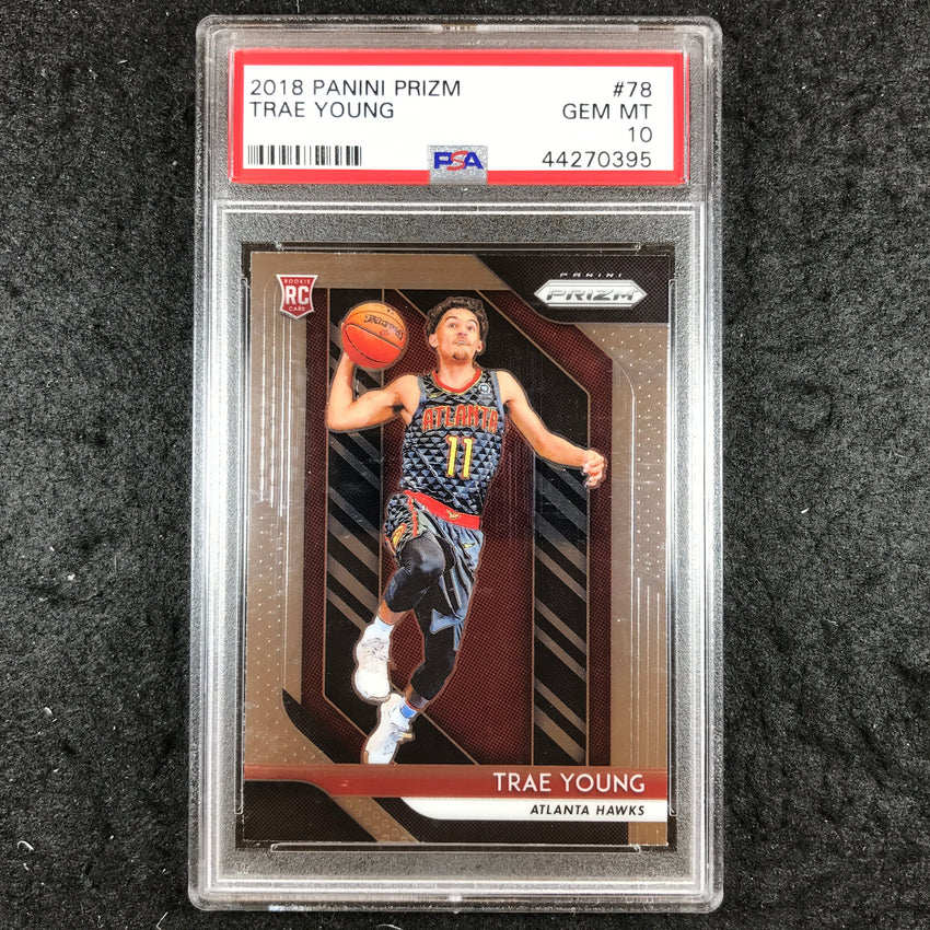 2018 Prizm TRAE YOUNG Rookie Base #78 PSA 10 (395)