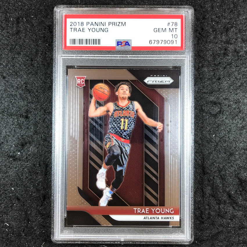 2018 Prizm TRAE YOUNG Rookie Base #78 PSA 10 (091)