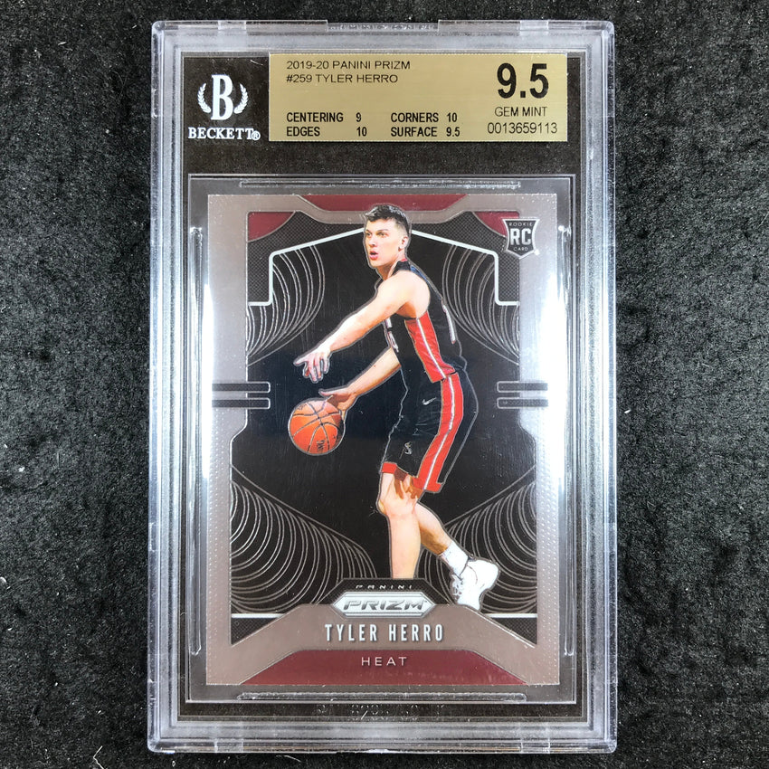 2019 Prizm TYLER HERRO Rookie Base #259 BGS 9.5 (113)