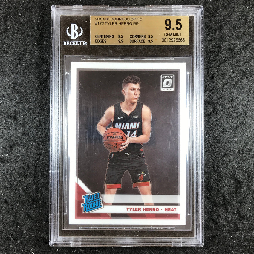 2019 Donruss Optic TYLER HERRO Rated Rookie #172 BGS 9.5 (666)