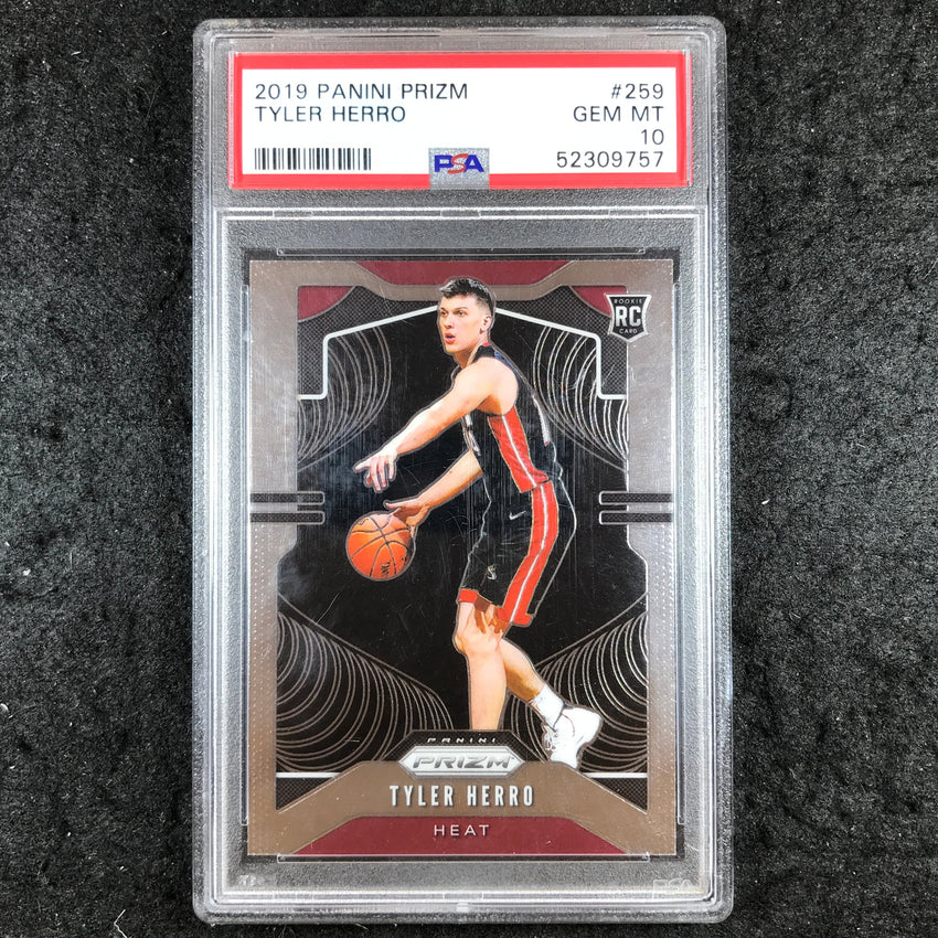 2019 Prizm TYLER HERRO Rookie Base #259 PSA 10 (757)