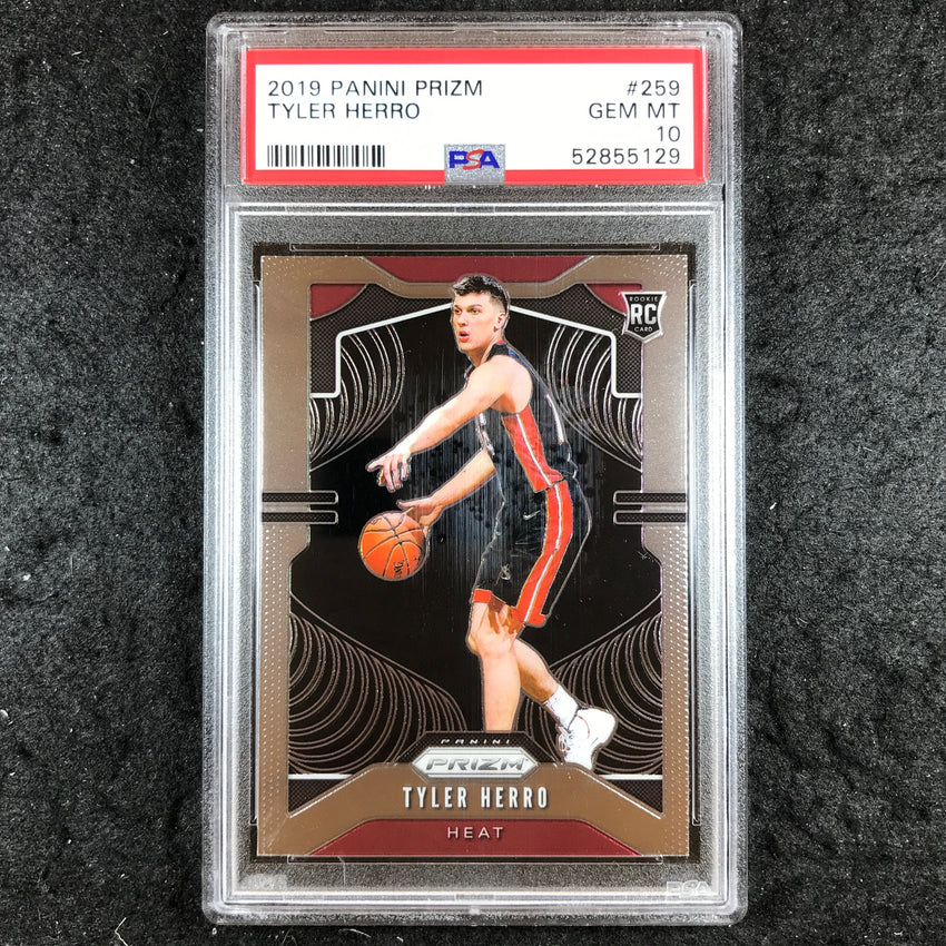2019 Prizm TYLER HERRO Rookie Base #259 PSA 10 (129)