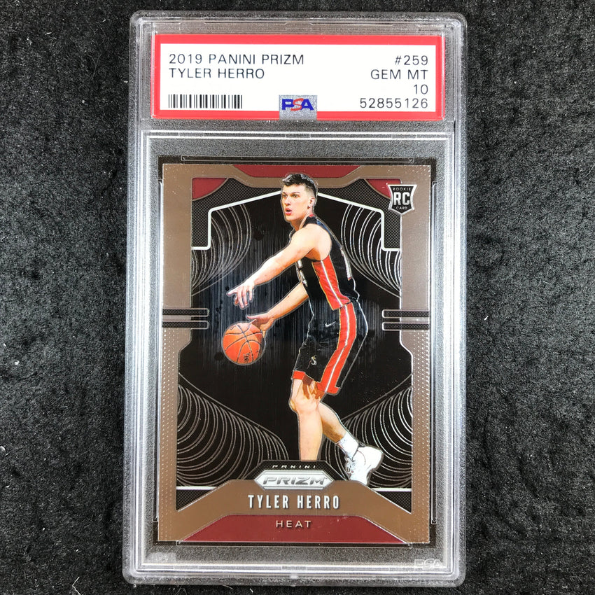 2019 Prizm TYLER HERRO Rookie Base #259 PSA 10 (126)