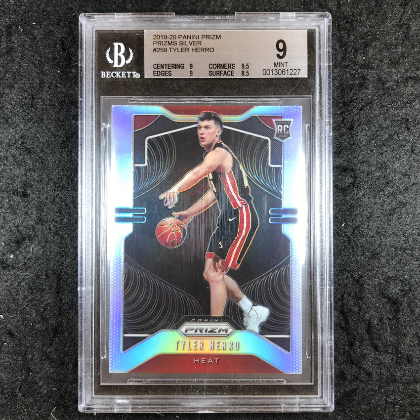 2019 Panini Prizm TYLER HERRO Rookie Silver #259 BGS 9 (227)