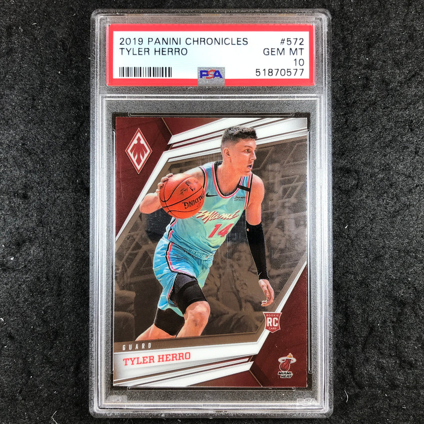 2019 Panini Chronicles TYLER HERRO Rookie Phoenix #572 PSA 10 (577)