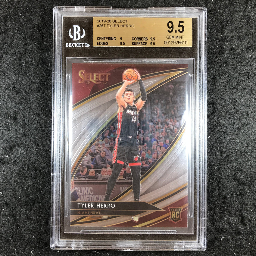 2019 Select TYLER HERRO Rookie Courtside #267 BGS 9.5 (610)