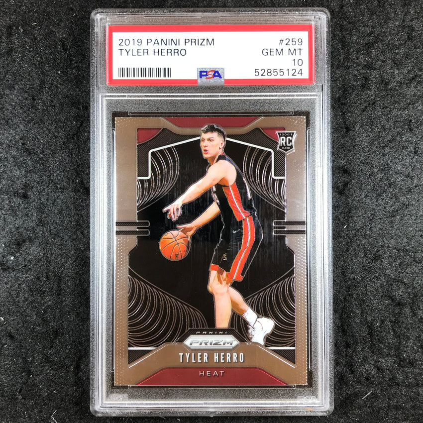 2019 Prizm TYLER HERRO Rookie Base #259 PSA 10 (124)