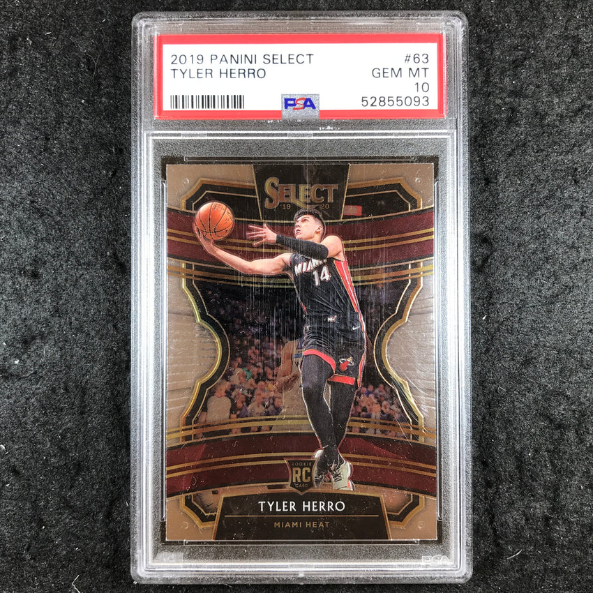 2019 Select TYLER HERRO Rookie Concourse Base #63 PSA 10 (093)